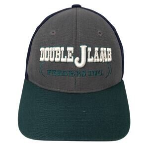 Double J Lamb Feeders Inc. Fitted Hat Multi Large Colorblock Zephyr